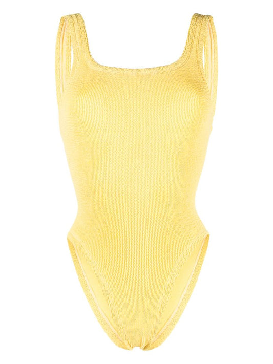 Yellow Crinkle Swimsuit