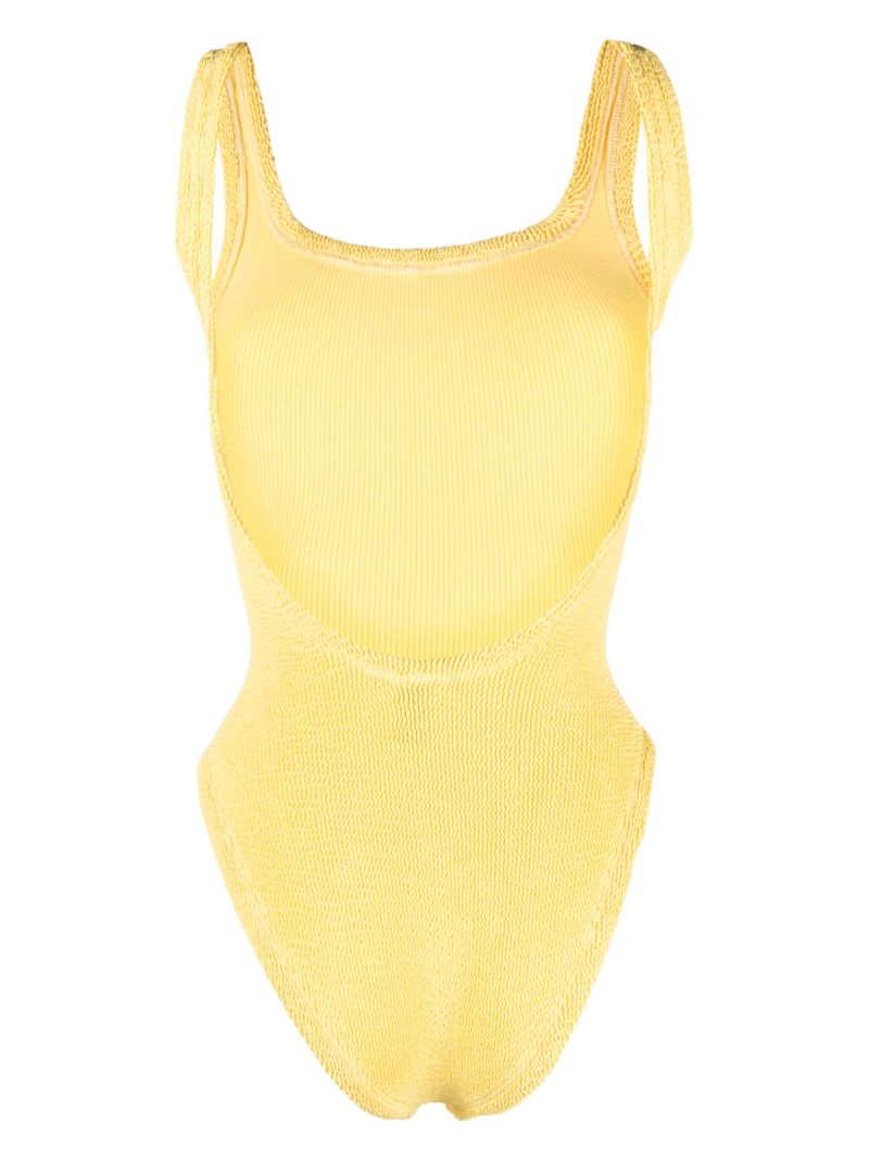 Yellow Crinkle Swimsuit
