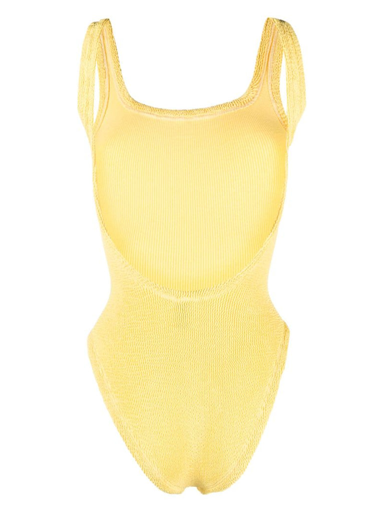 Yellow Crinkle Swimsuit