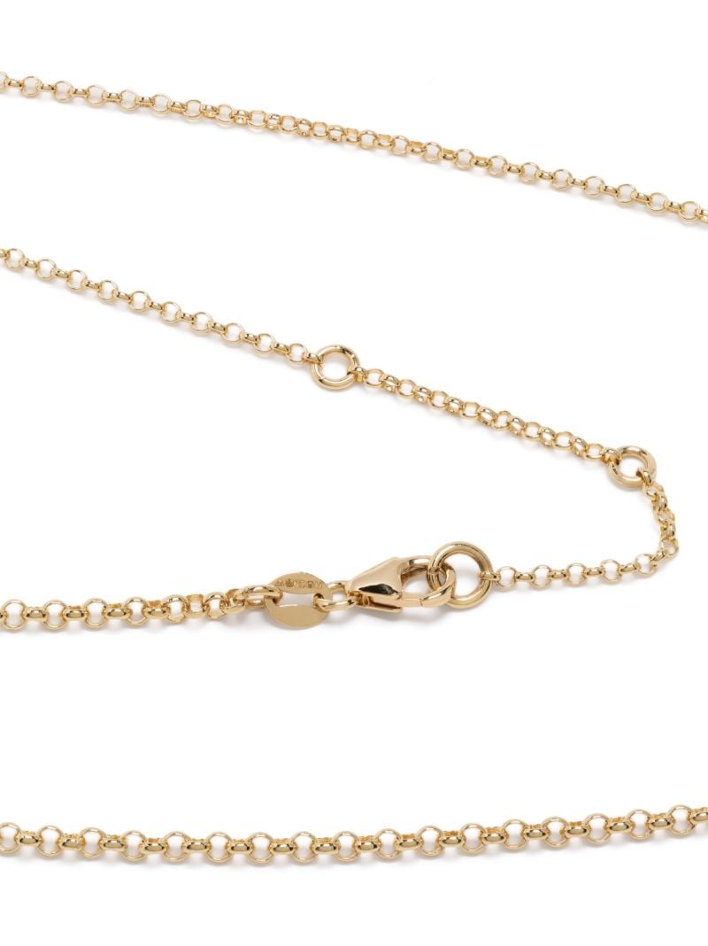 18k Yellow Gold Spark Love Diamond Necklace