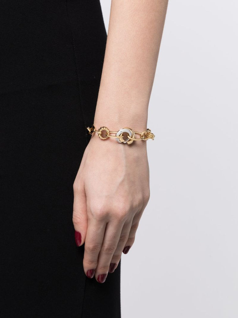 18k Yellow Gold Menagerie Chain Bracelet