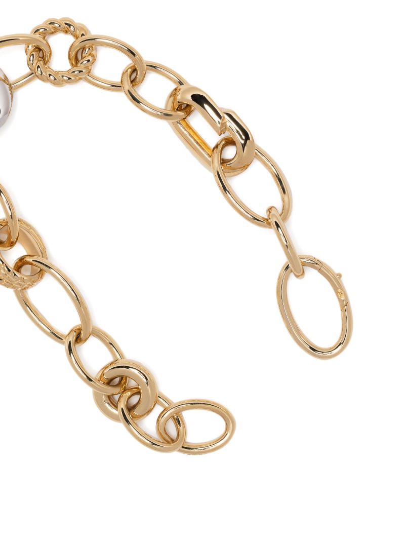 18k Yellow Gold Menagerie Chain Bracelet