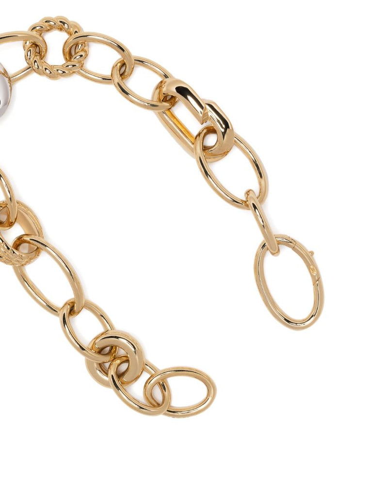 18k Yellow Gold Menagerie Chain Bracelet
