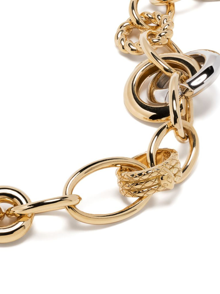 18k Yellow Gold Menagerie Chain Bracelet