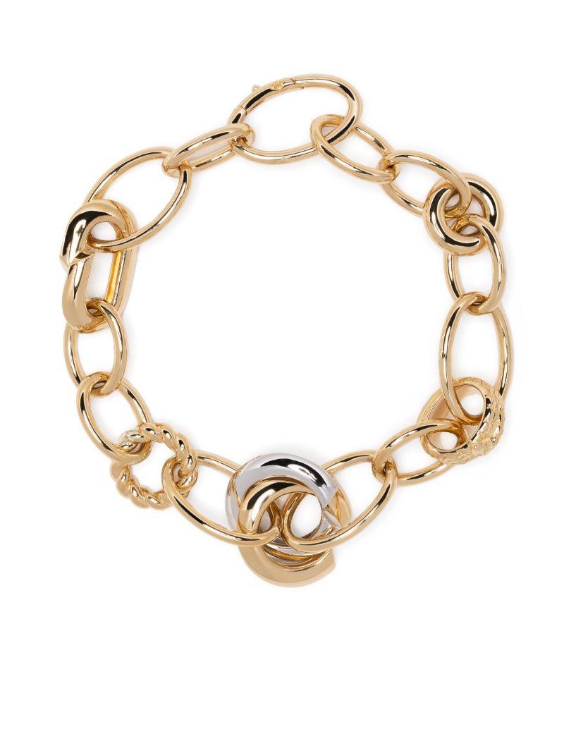 18k Yellow Gold Menagerie Chain Bracelet