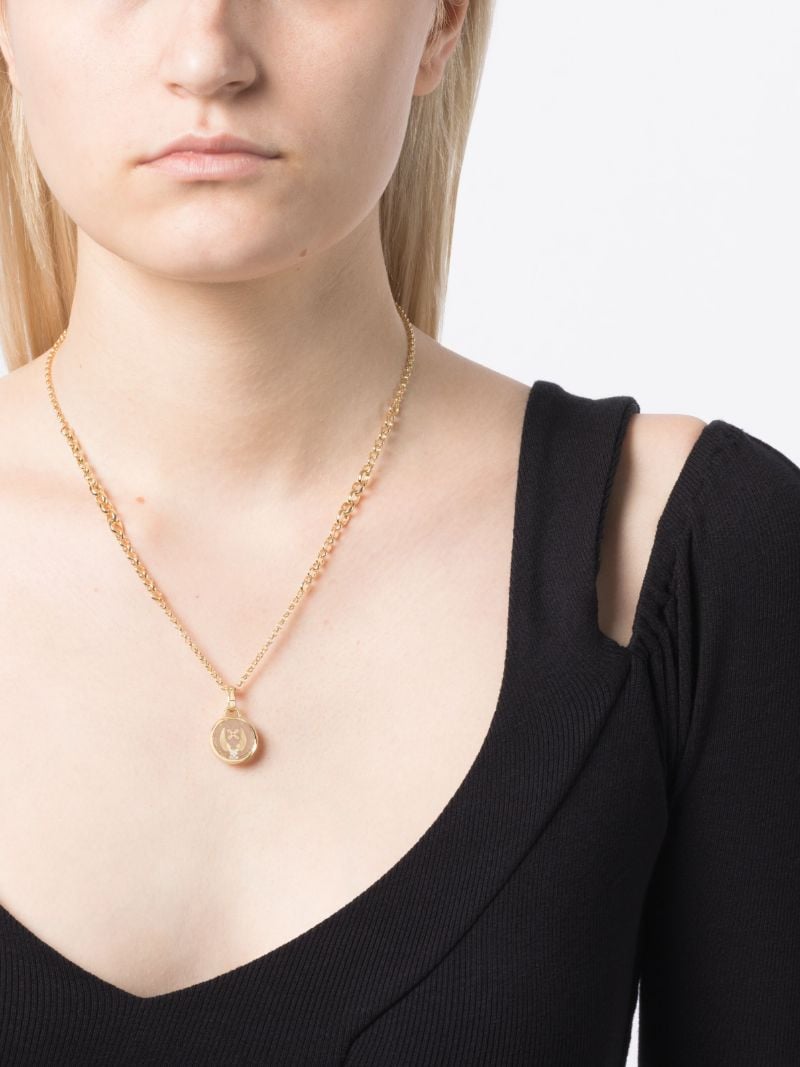18k Yellow Gold Beloved with Wings We Fly Diamond Necklace