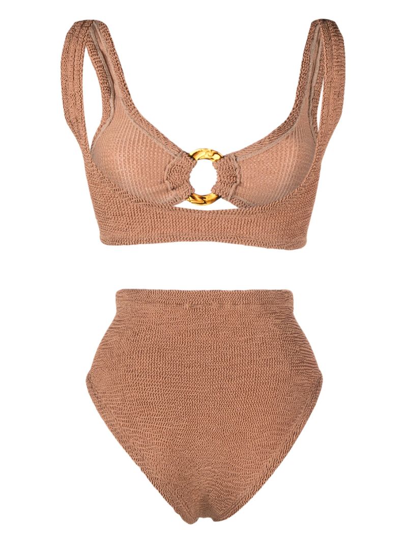Brown Nadine Crinkle Bikini
