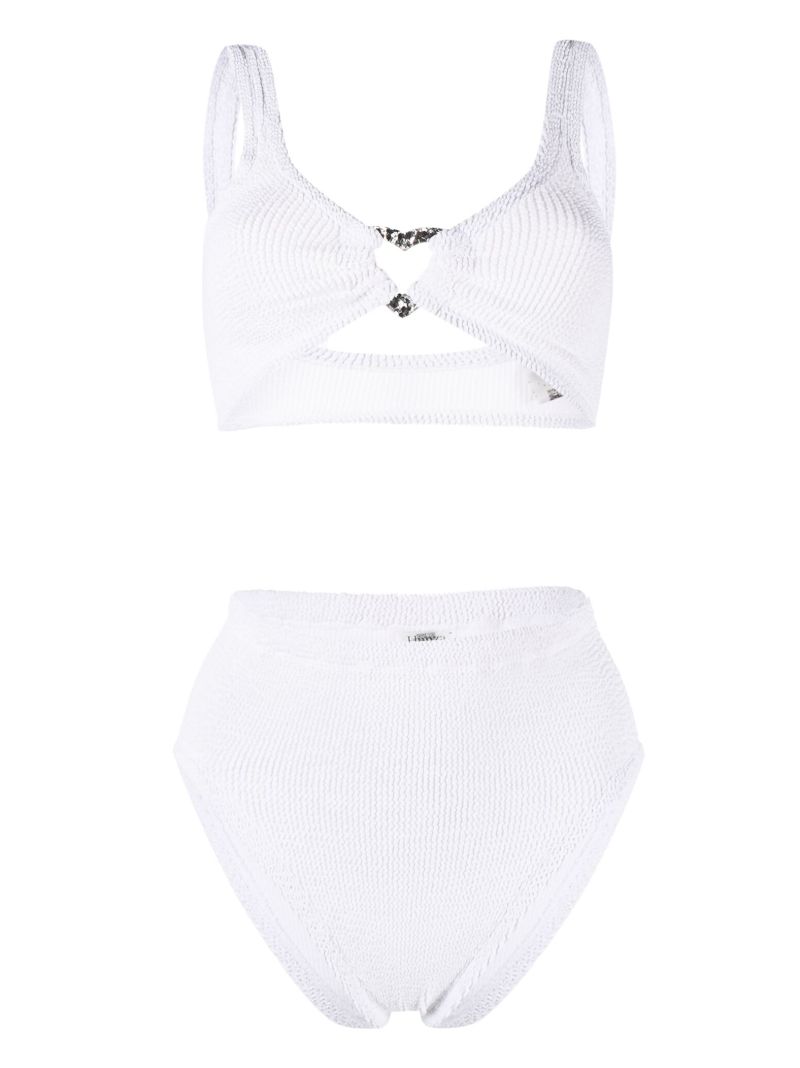 White Jessica Crinkled Bikini