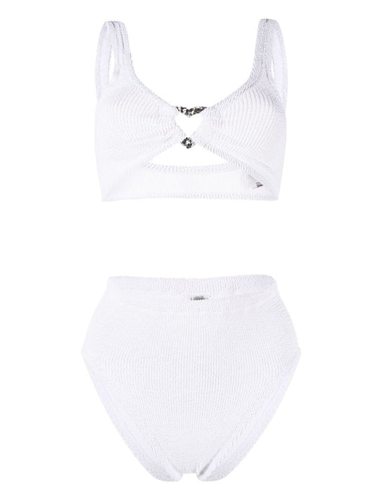 White Jessica Crinkled Bikini