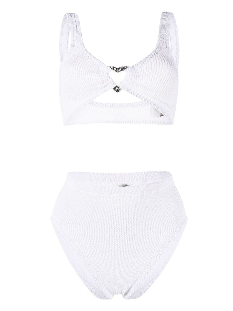 White Jessica Crinkled Bikini