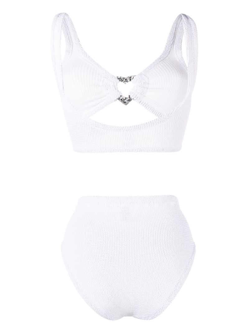 White Jessica Crinkled Bikini