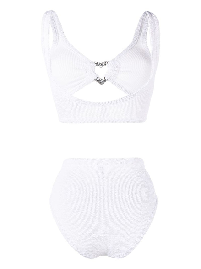 White Jessica Crinkled Bikini