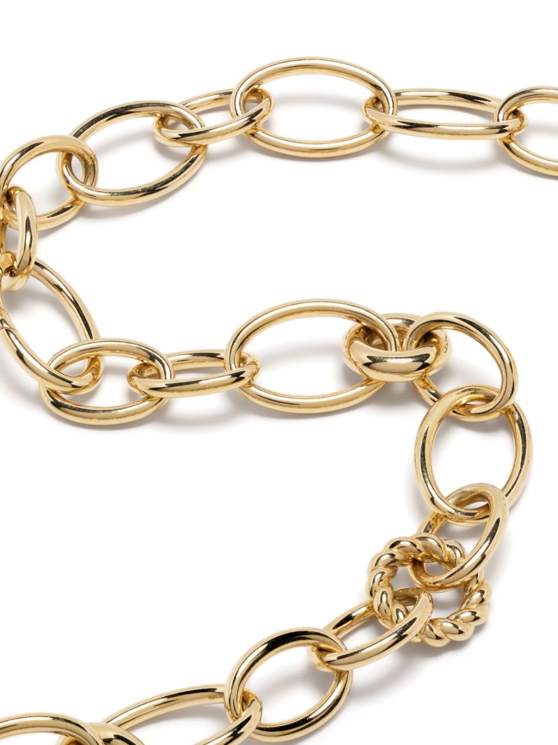 18k Yellow Gold Menagerie Chain Necklace
