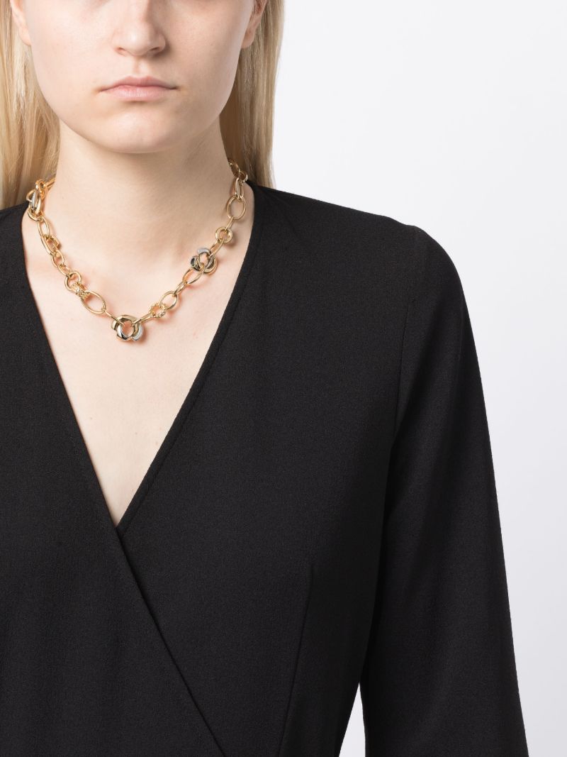 18k Yellow Gold Menagerie Chain Necklace