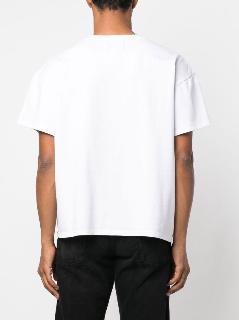 White Sacred Being Cotton T-shirt