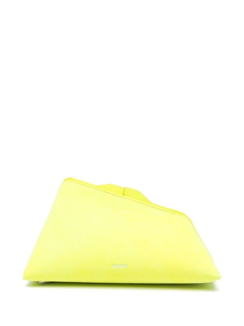 Yellow 8:30pm Suede Clutch Bag