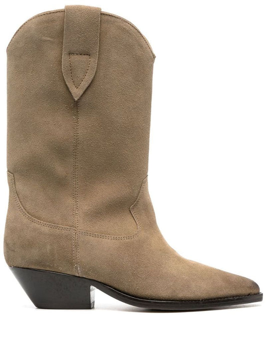Brown Duerto Suede Ankle Boots