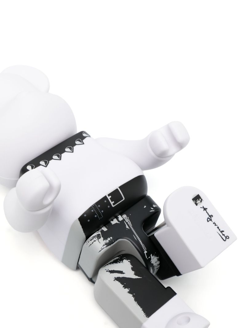 White Bearbrick X Andy Warhol X the Rolling Stones (sticky Fingers) 100% and 400% Set