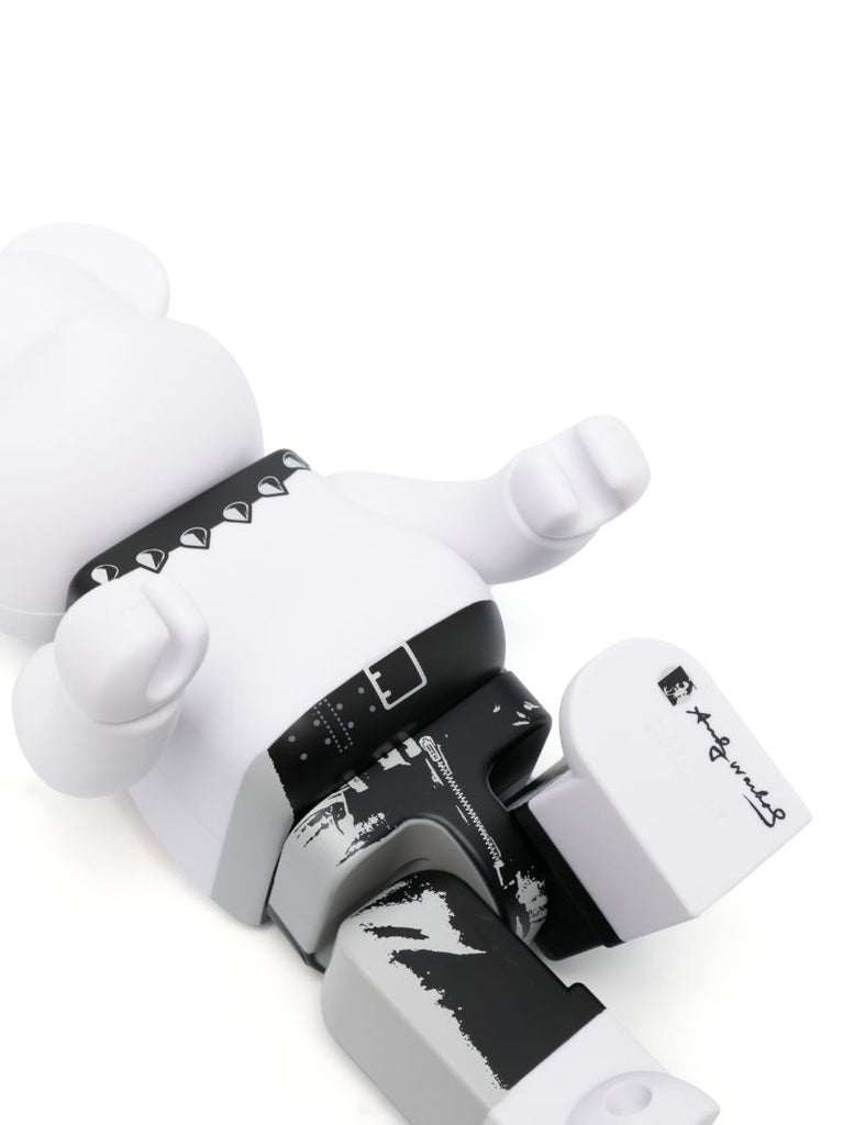 White Bearbrick X Andy Warhol X the Rolling Stones (sticky Fingers) 100% and 400% Set