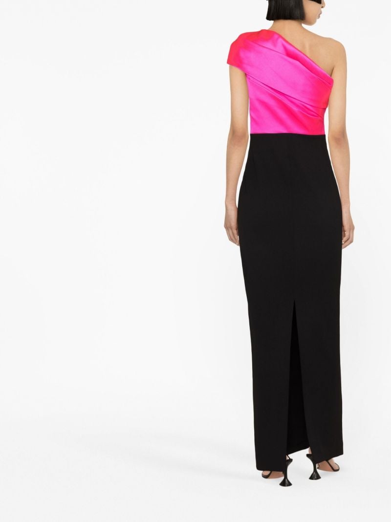Black Selia One-shoulder Maxi Dress