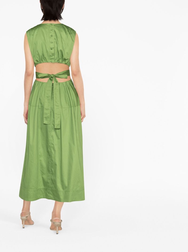 Green Zorina Midi Dress
