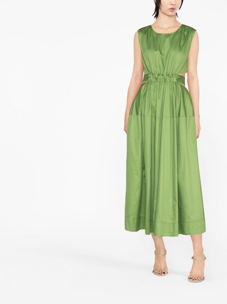 Green Zorina Midi Dress