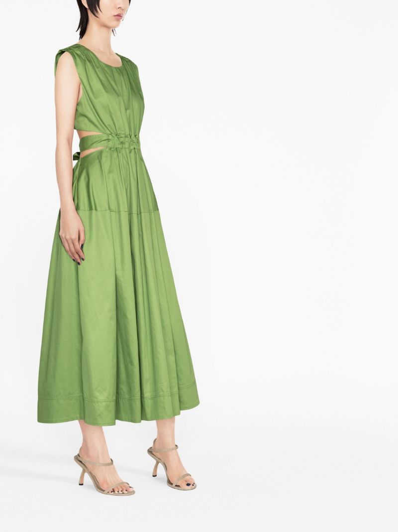 Green Zorina Midi Dress