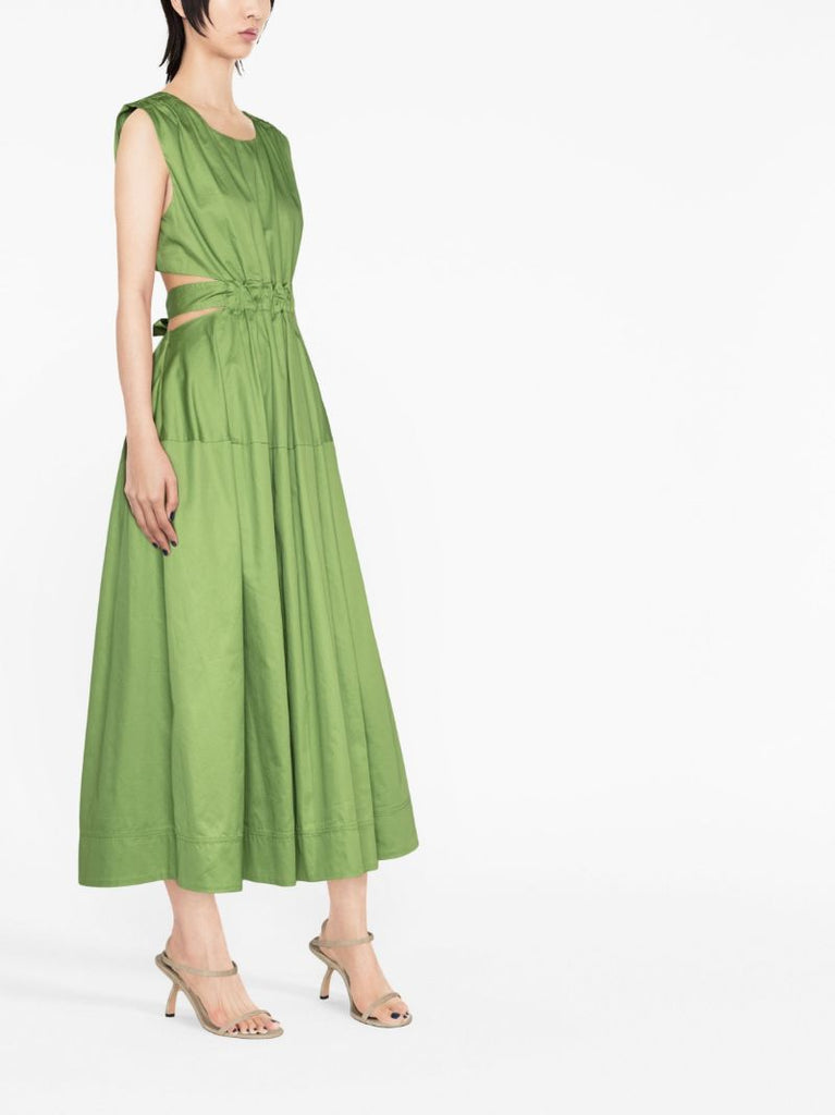 Green Zorina Midi Dress