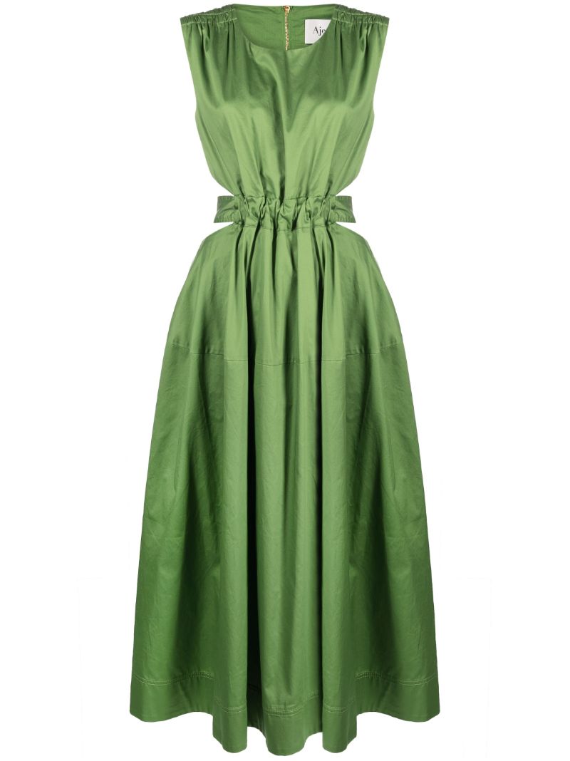 Green Zorina Midi Dress