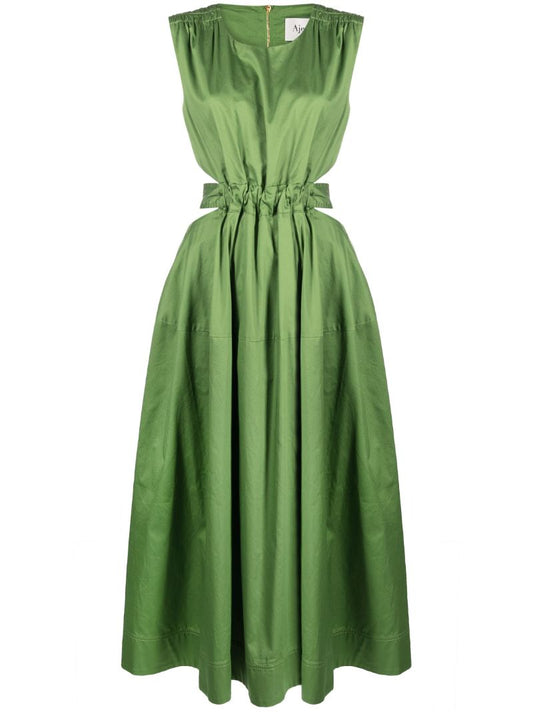 Green Zorina Midi Dress