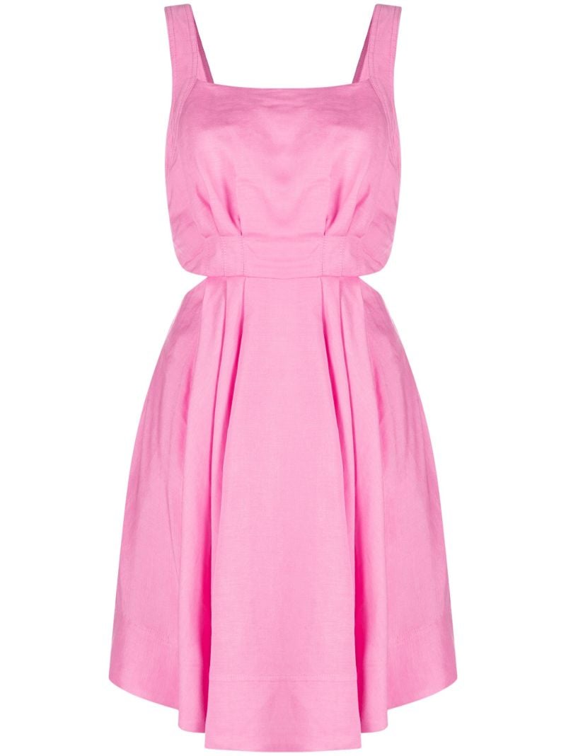 Pink Clara Cut-out Mini Dress