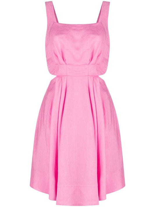 Pink Clara Cut-out Mini Dress