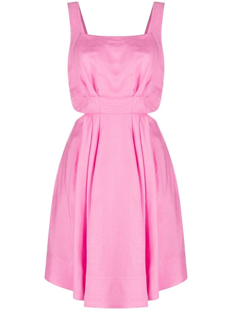 Pink Clara Cut-out Mini Dress