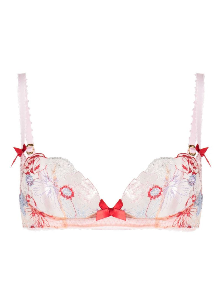 Red Zuri Lace Underwired Bra