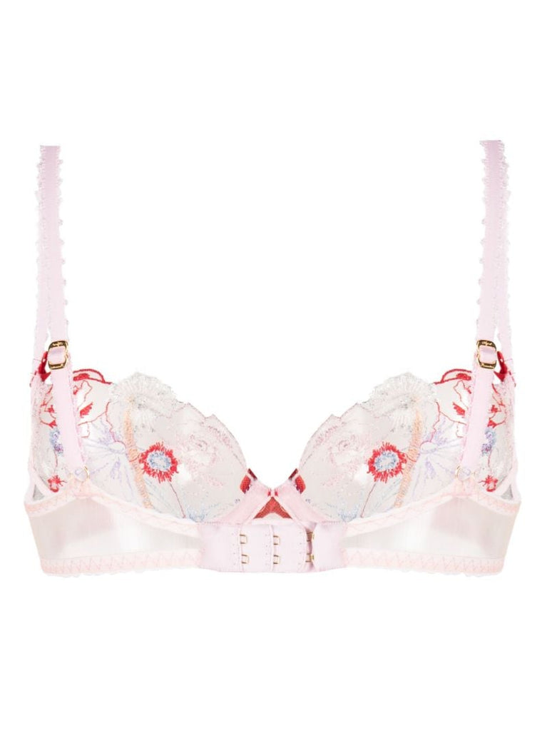 Red Zuri Lace Underwired Bra