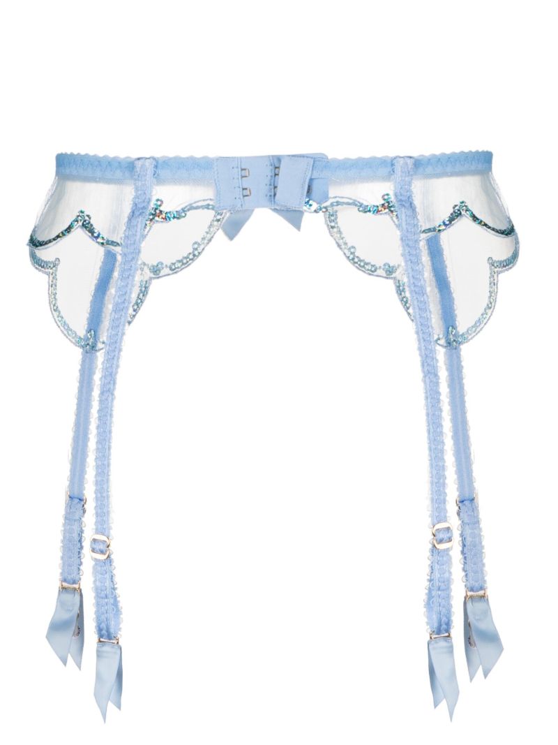 Blue Lorna Party Suspenders