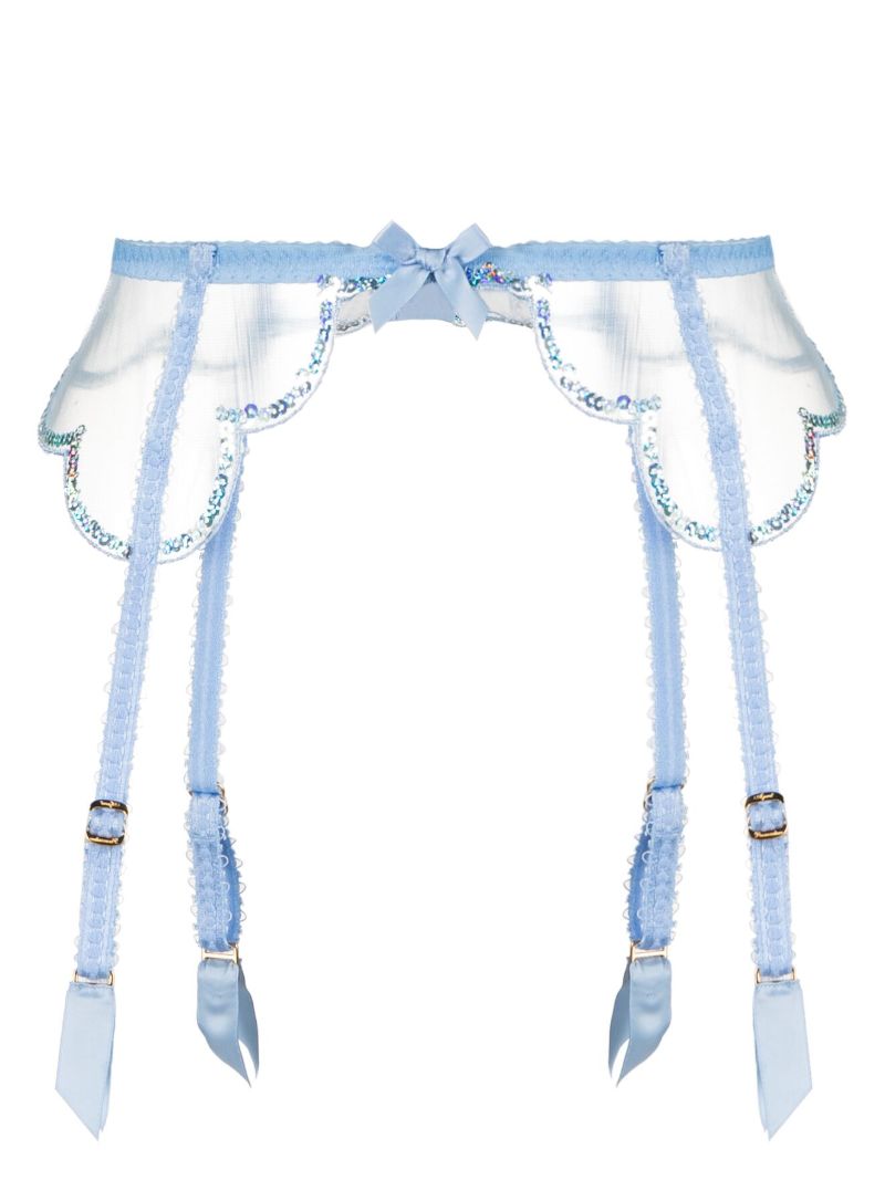 Blue Lorna Party Suspenders
