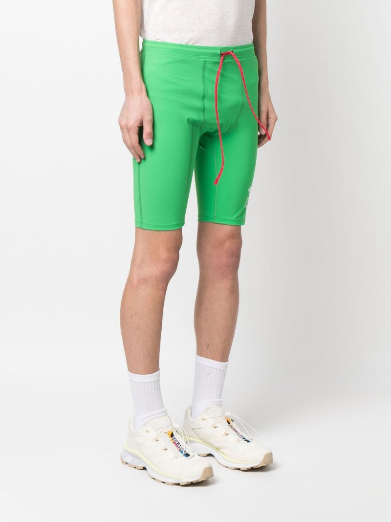 Green Tomtom Running Shorts