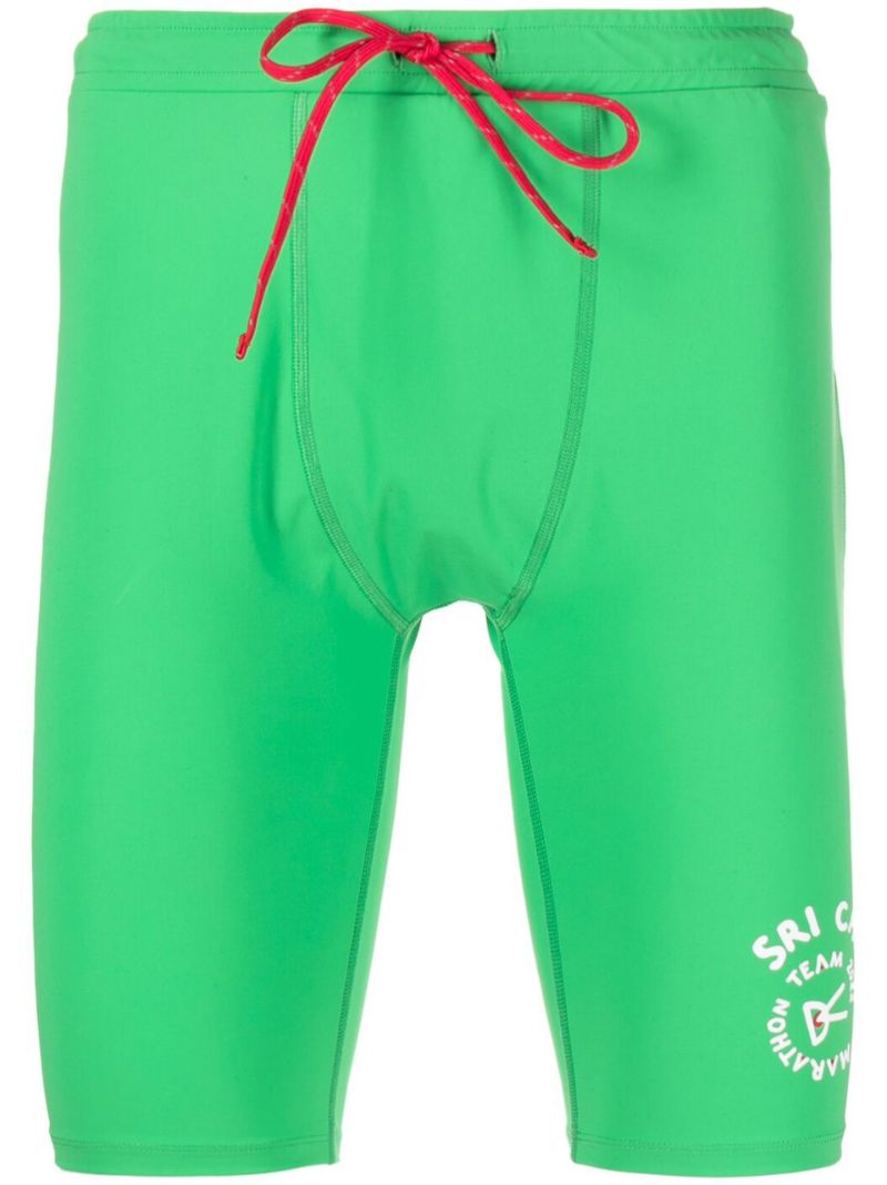 Green Tomtom Running Shorts