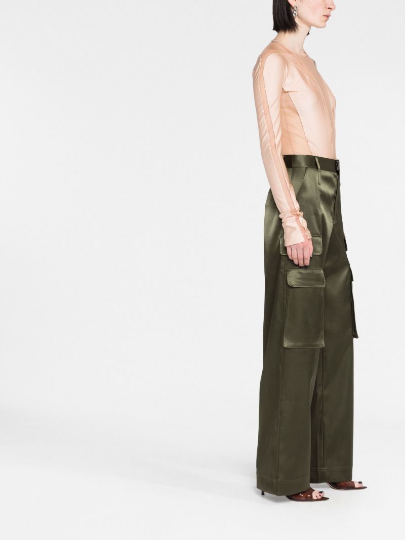 Neutral Sheer Panelled Bodysuit