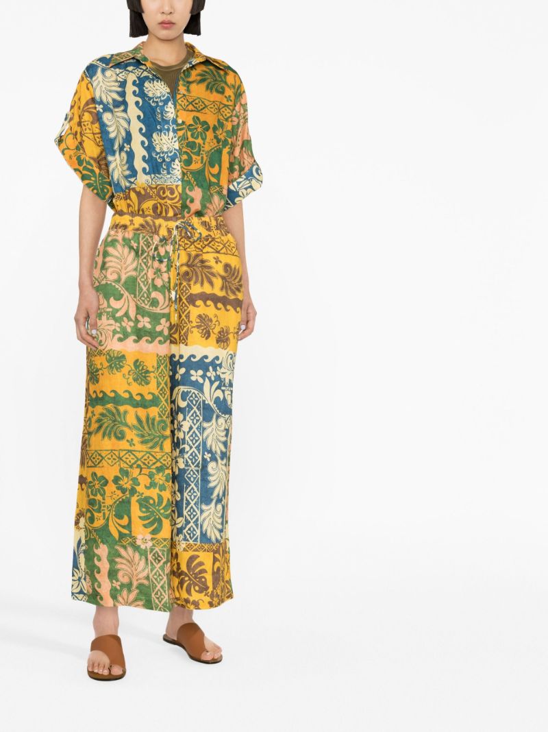 Multicolour Archie Printed Organic Cotton Shirt