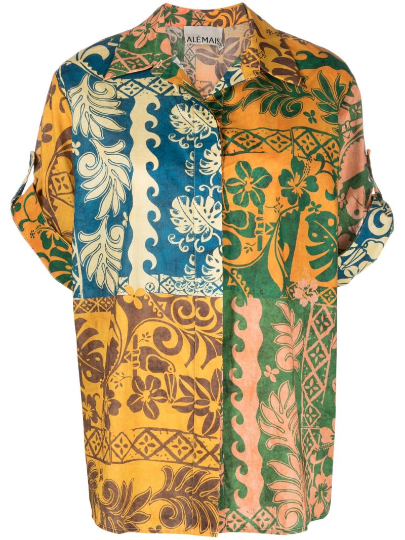 Multicolour Archie Printed Organic Cotton Shirt