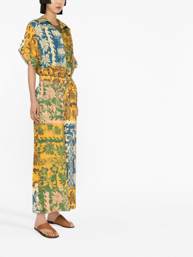 Multicolour Archie Printed Organic Cotton Shirt