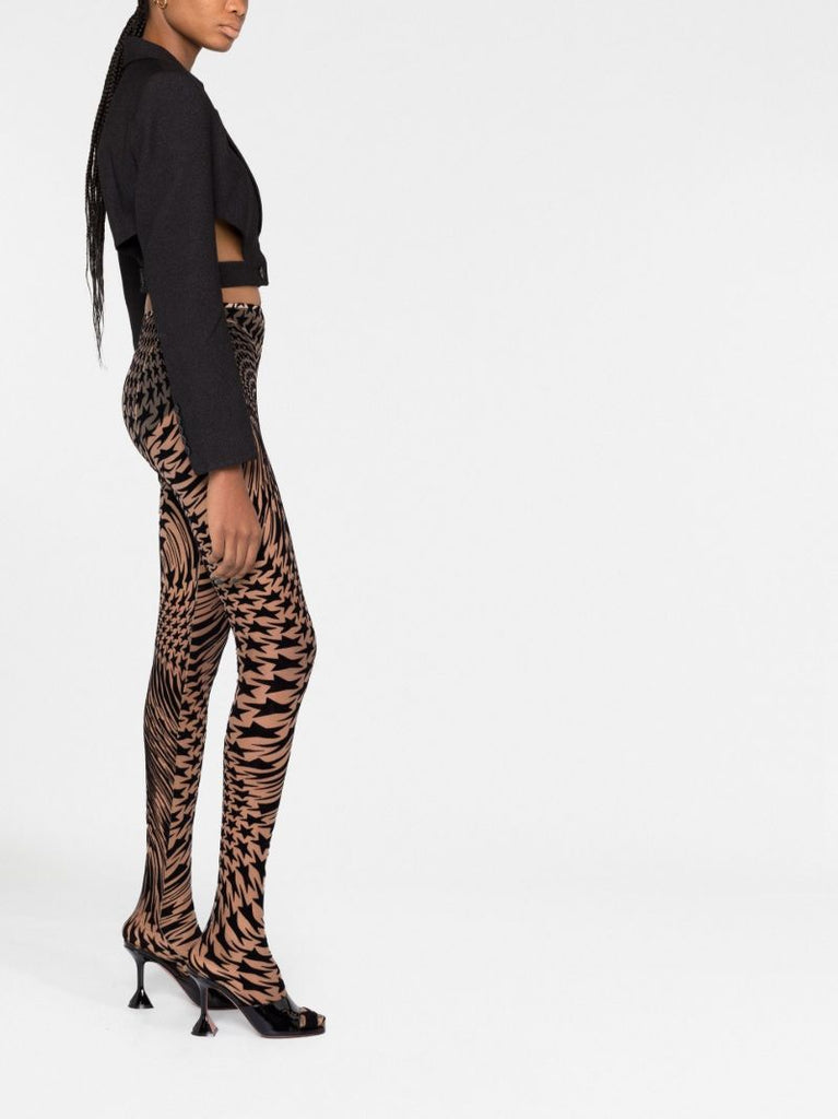 Black Star Mesh Leggings
