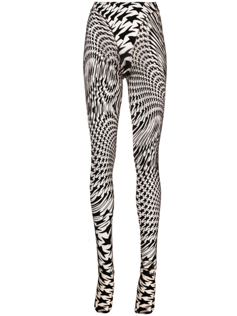 Black Star Mesh Leggings