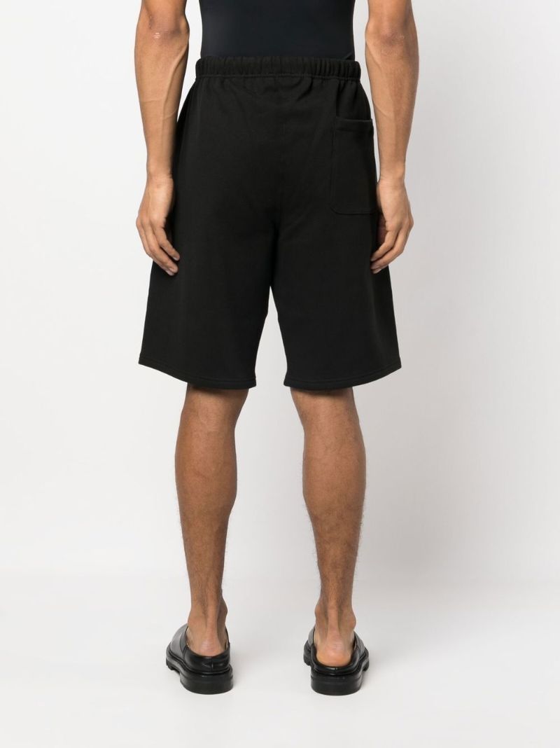 Black Logo Patch Track Shorts