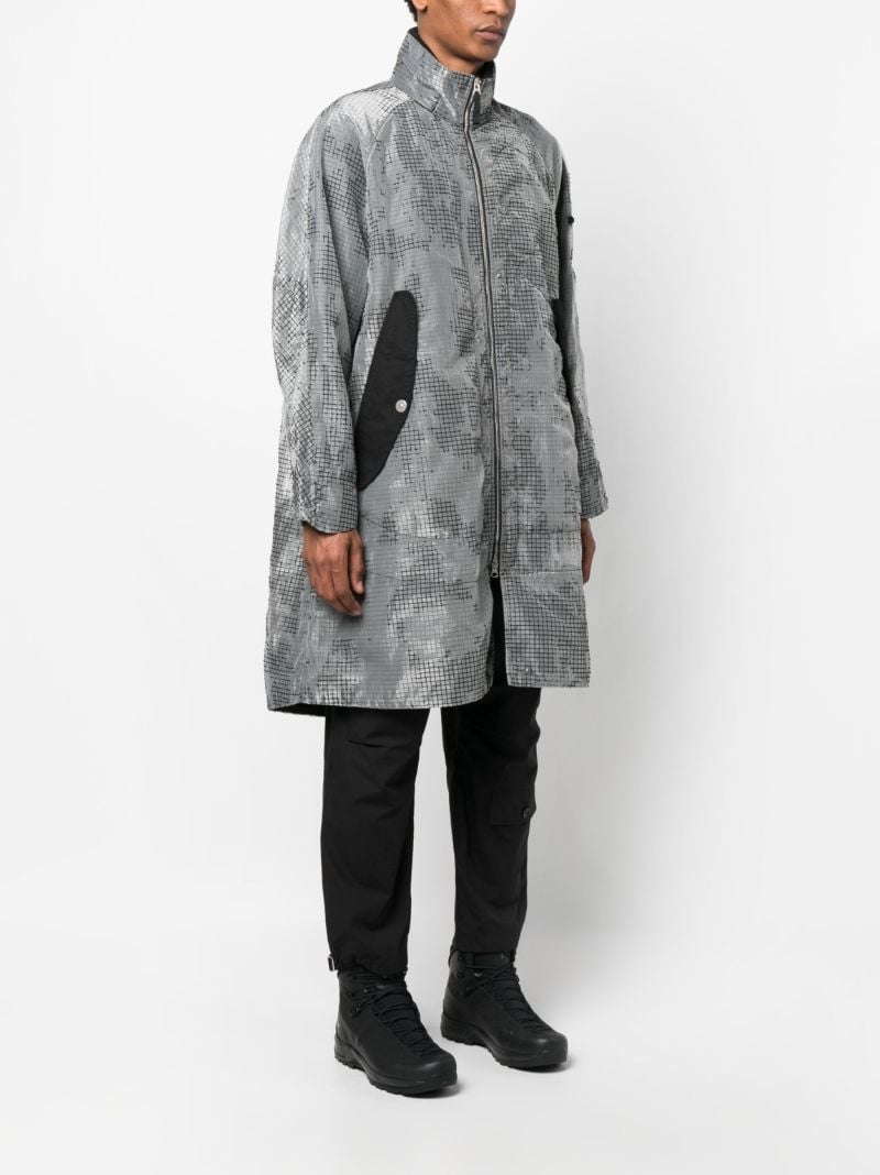 Grey Fishtail Parka Coat