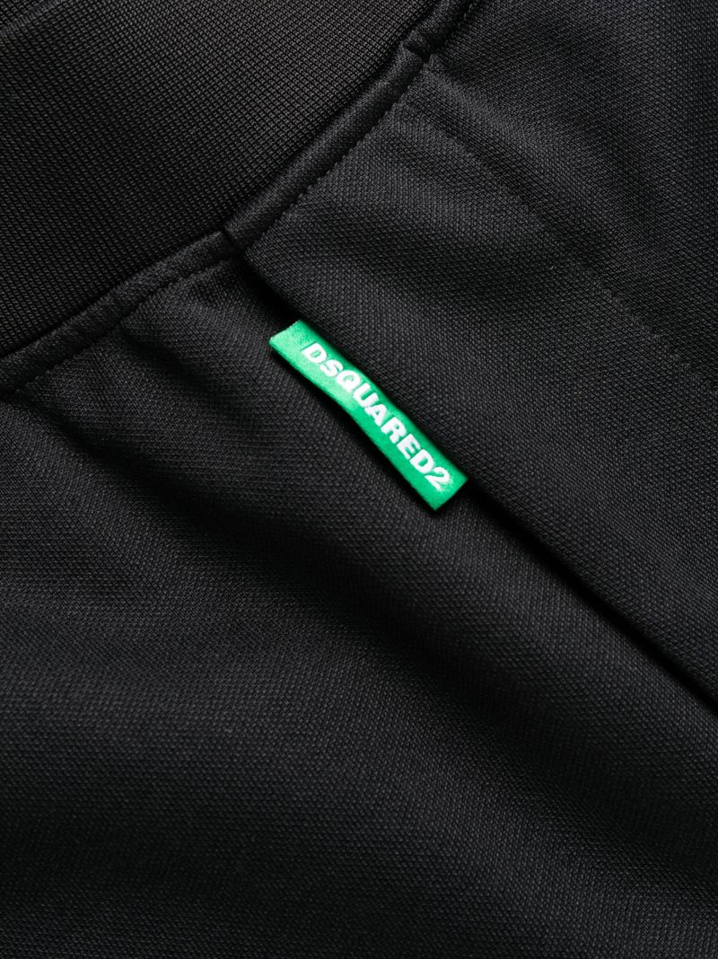 Black Logo Tape Track Pants