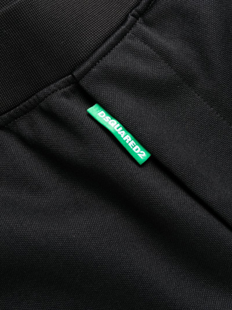 Black Logo Tape Track Pants