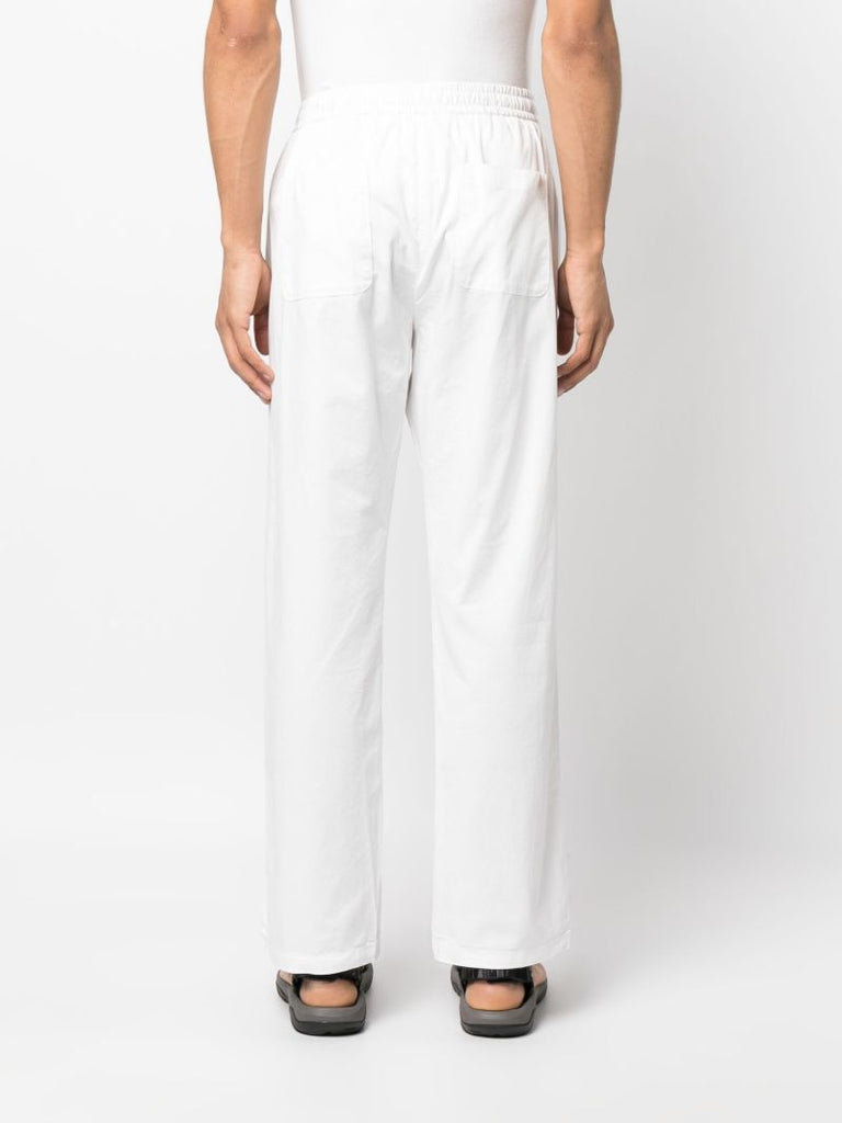 White Mendes Cotton Trousers